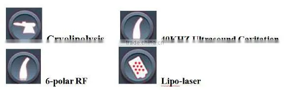 4 in 1 Vacuum RF lipo laser cavitation beauty machine for loss weight