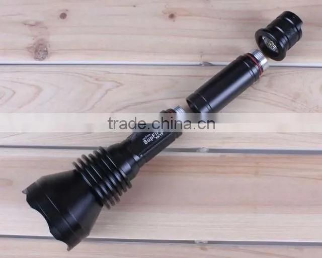X6-T6 using XML -T6 LED strong light flashlight with 2x18650