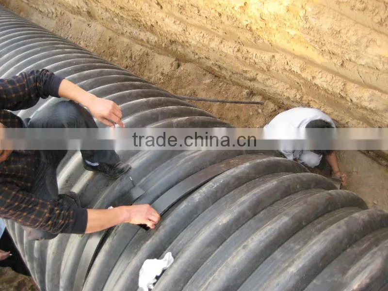 Steel Band Reinforced PE Spiral Corrugated Pipe Girth Weld--Electro Melt Tape