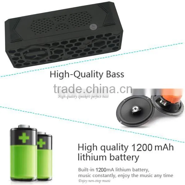 NT-BP0051 hot selling 2.0 honeycomb bluetooth car speaker