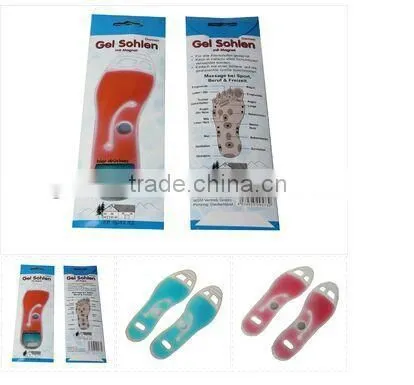 2016 Massage Liquid Gel Insole / Magnetic Gel Liquid Insole in Hot Selling