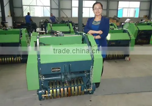 4WD, 30HP-55HP mini agricultural farm tractor and mini round baler