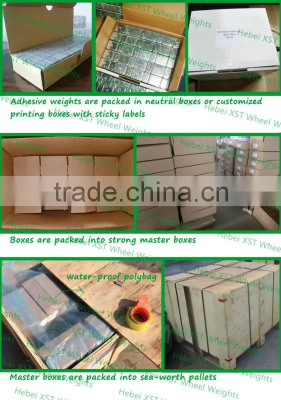 zinc alloy wheel balancing weights