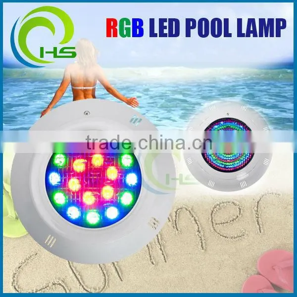 Swimming pool lightening equipment,multi color led swimming pool light,12w/12v LED underwater hang light