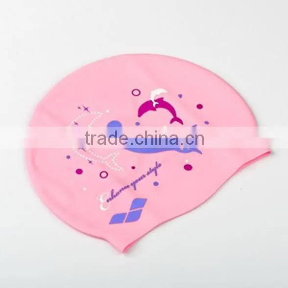Eco-friendly silica gel bathing cap swimming pool