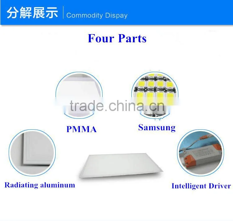 5 Years warranty ul listed 100lm/w 1'x2' led panel lights