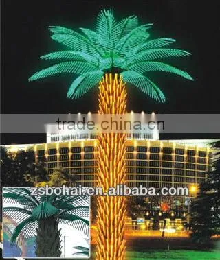 factory direct IP68 decorative led coconut palm tree light