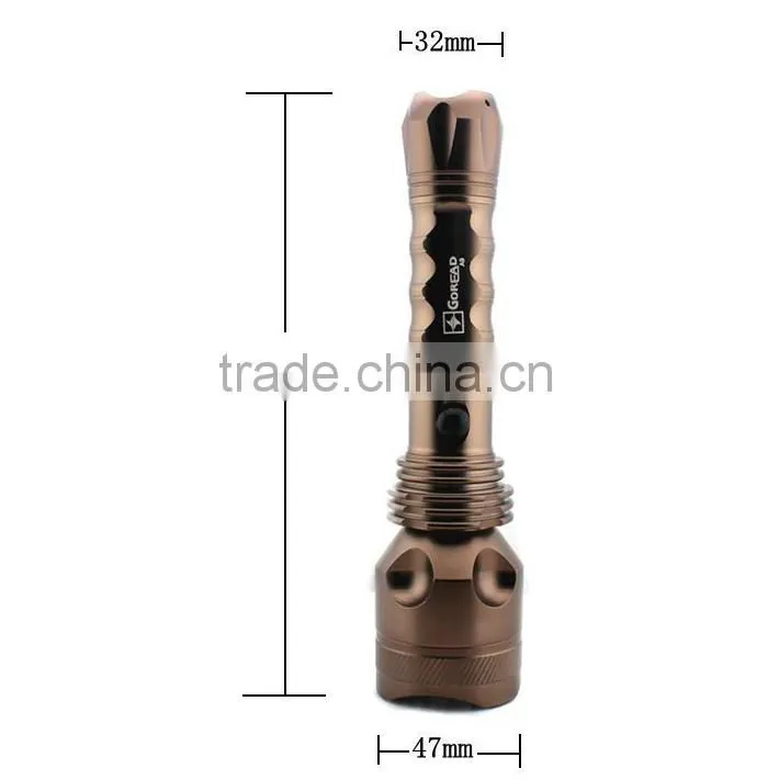 Goread A9 Q5 aluminum 3W high bright spot beam tactical flashlight