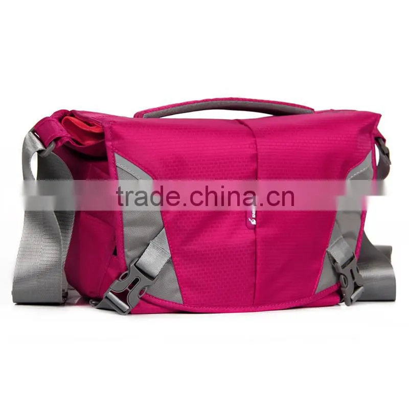 Besnfoto BN-2002 Multicolor Large Capacity Light Reflection Strip Design Camera Shoulder bag for Girls