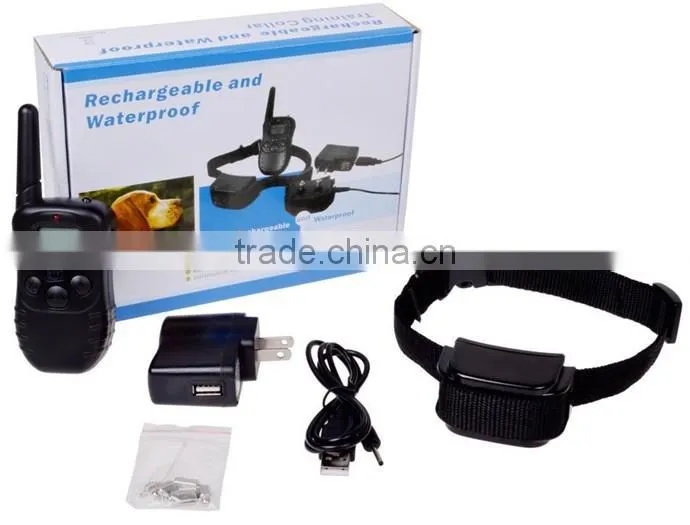998DR-300 Meters Remote Adjustable Dog Training Collar With LCD Display