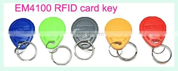 low frequency 125khz RFID card key for electronic door lock(EM4100)