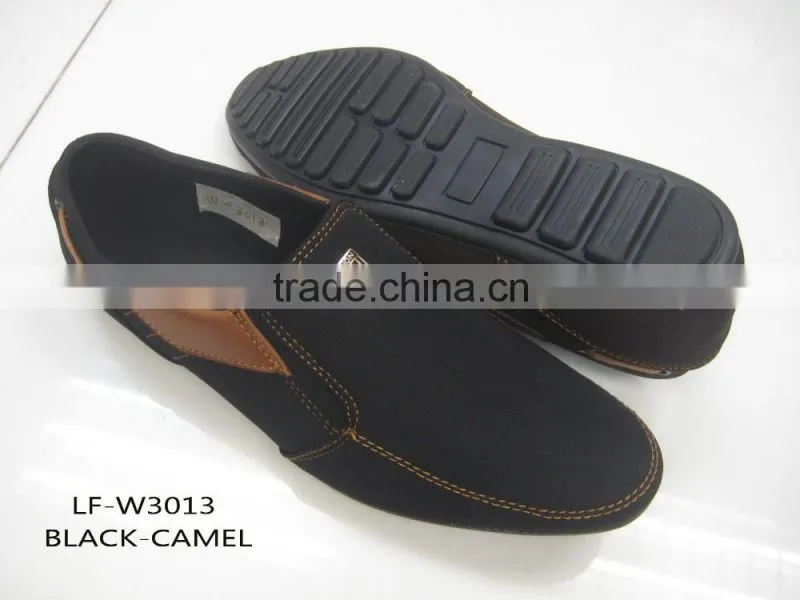 2015 mens hot selling slip-on clothes material shoes