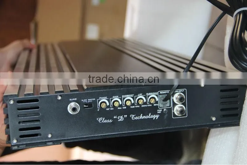 car speaker amplifier 1 way digital professional type D in car/barge/ houseboat
