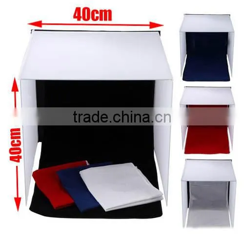 Photo studio light kit,Photo Studio Cube Tent Lighting Kit Softbox Soft box Tripod 4 Backdrops