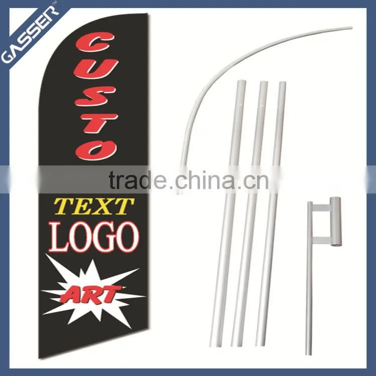 2016 customized pull up/tear drop/feather banner flag for fair dispaly