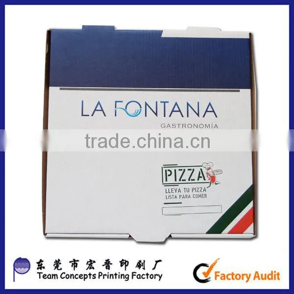 OEM die cut pizza box made in Dong Guan