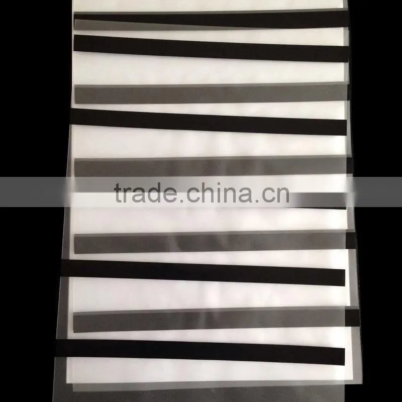 5 lines loco magnetic stripe card material coated overlay film