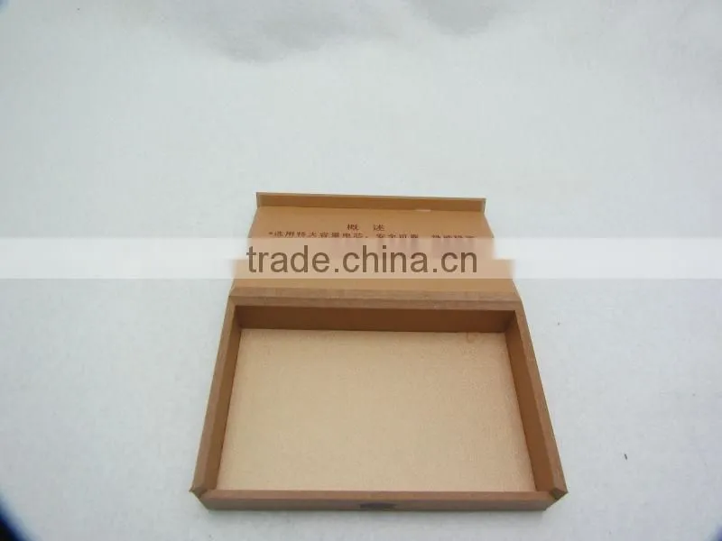 Luxury cufflink box with black velvet pillow blank cufflink