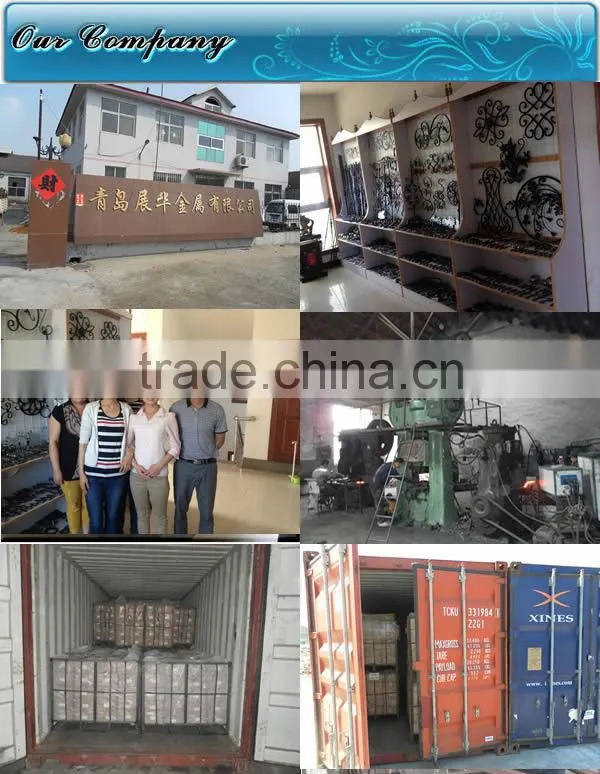 For Garden Decorative Fencing Wrought Iron scroll