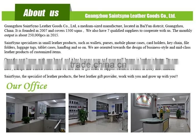 16902 Best workmanship men leather wallet manufacturer