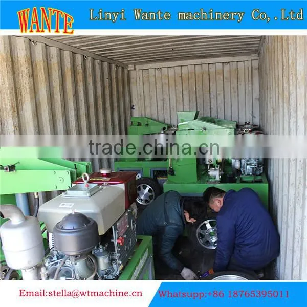 WT1-20 manufacturing process of clay bricks cement interlock designs