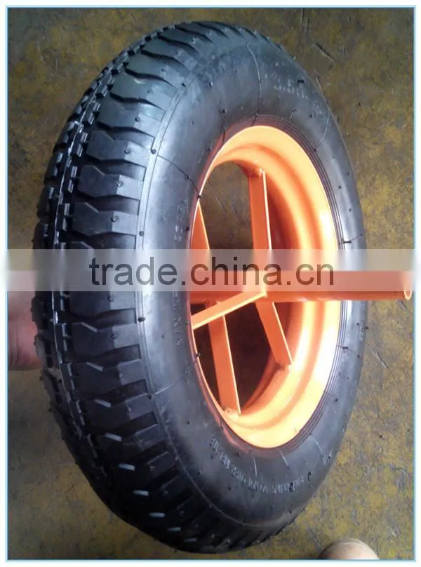 High quality wheelbarrow pneumatic air tyre 14x3.50-8