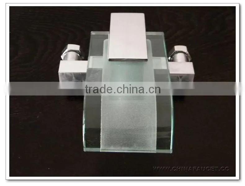 wall mount bathroom faucet(glass bath waterfall tap,waterfall bath mixer)QH0803-1
