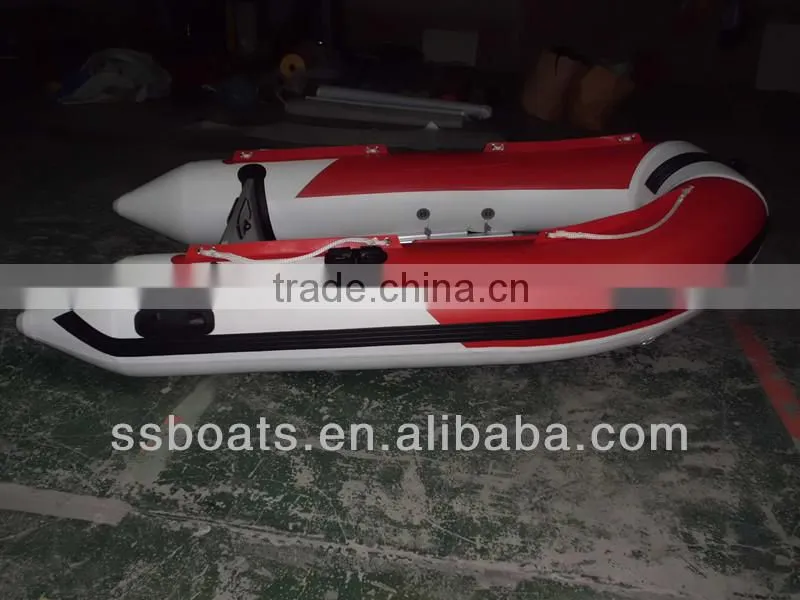 CE certificate top quality aluminum hull inflatable fishing boat