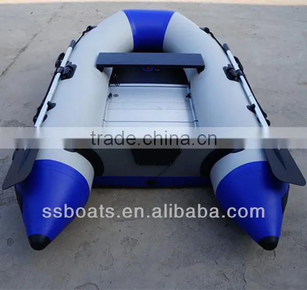 2014 beautiful aluminum bottom inflatable fishing boat
