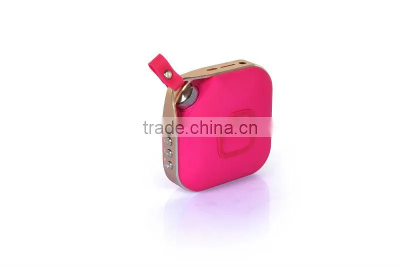 2016 Factory Wholesales Wireless Portable Music Mini Speaker Bluetooth With Fm Radio