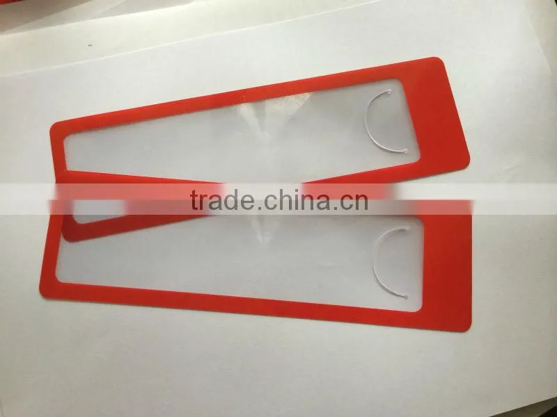 Plastic Bookmark ruler magnifier