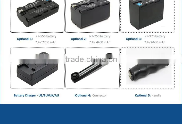Hot Selling 12 Bulbs Video Shooting Light LED-1040 for Sony Camcorder