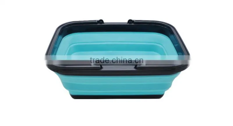take away silicone collapsible folding picnic basket