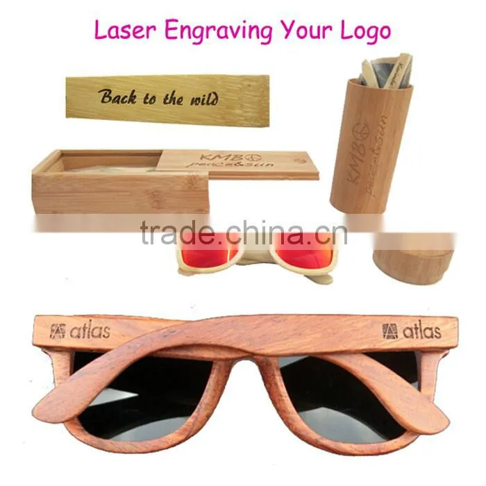 China wood sunglasses manufacturer fashion Men Woman polarized eyeglasses