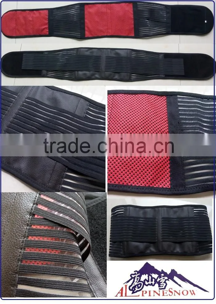 Black Weight loss heating warm waist trimmer belt