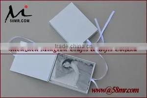 Fabric Cloth Linen DVD CD USB Business Card Box Album Folio