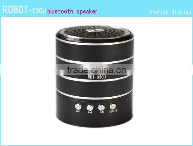 Robot-030u Portable bluetooth speaker,,mini TF card Speaker,with USB dicsks,speaker bluetooth,fm radio