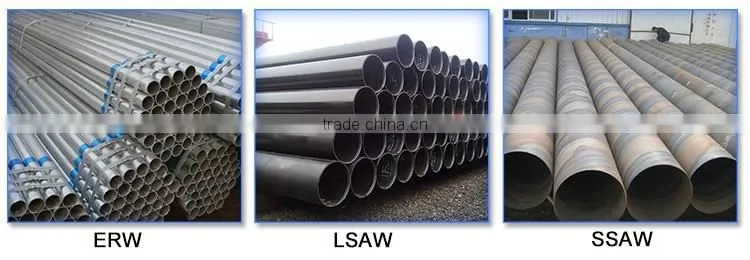 structure ssaw/erw/lsaw steel pipes factory