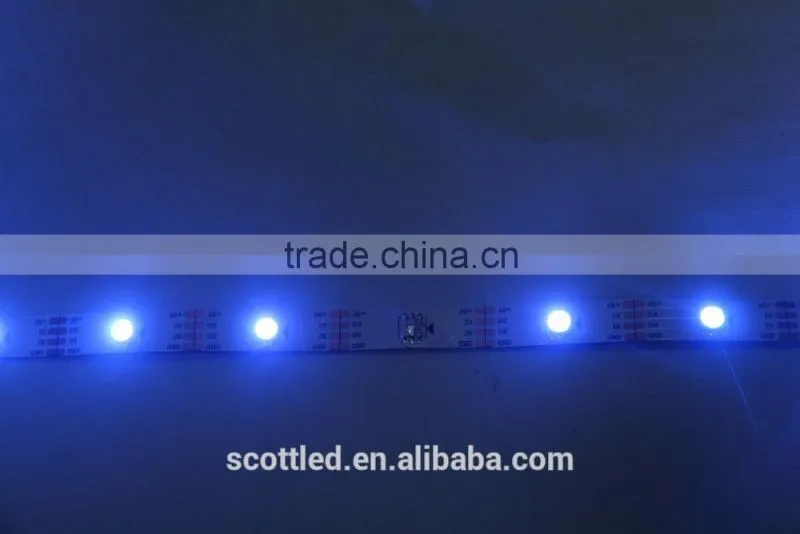 DC5V 60leds led rgb strip IC ws2813 non-waterproof led strip light