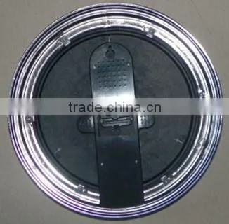 Plastic frame Neon Wall Clockfactory