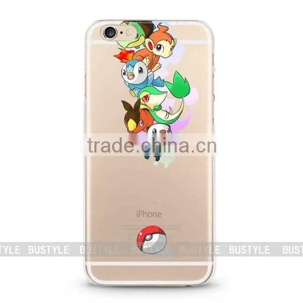 2016 for pokemon go shell phone covers soft /hard case for samsung edge lite S6 galaxy S7 for pokemon go for iphone 6 case