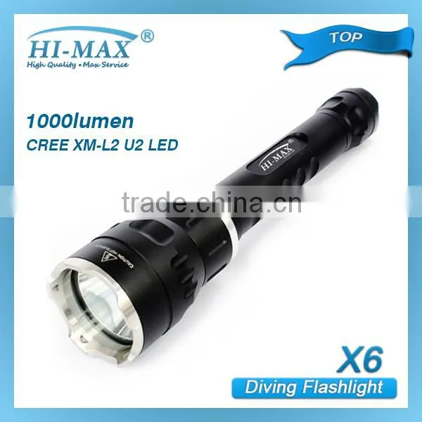 Rechargeable 120 wide angle scuba dive underwater video torch light
