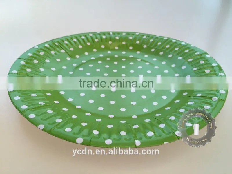 7 inch disposable party paper plate