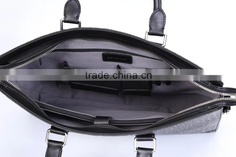 Wholesale price briefcase men's luxury briefcase crocodile leather briefcase