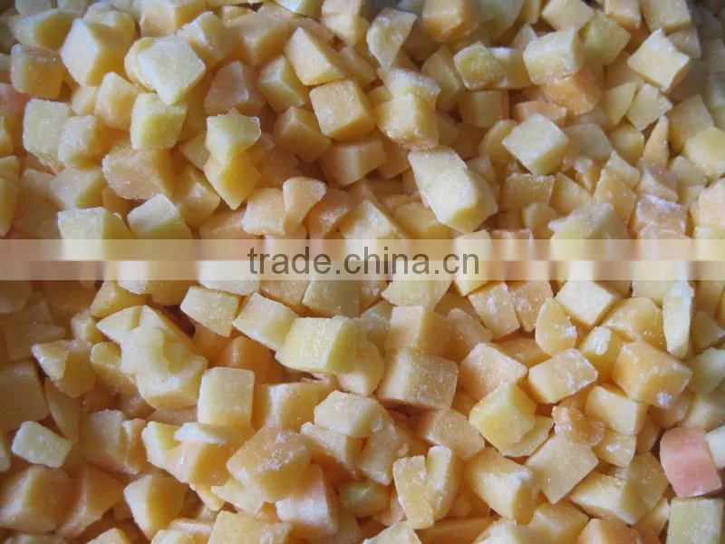 Provide Chinese Frozen Yellow Peaches Diced