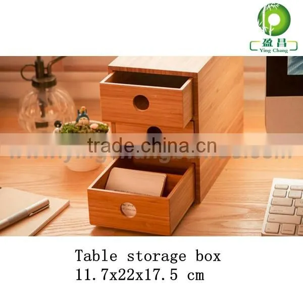 small bamboo accessory storage drawer