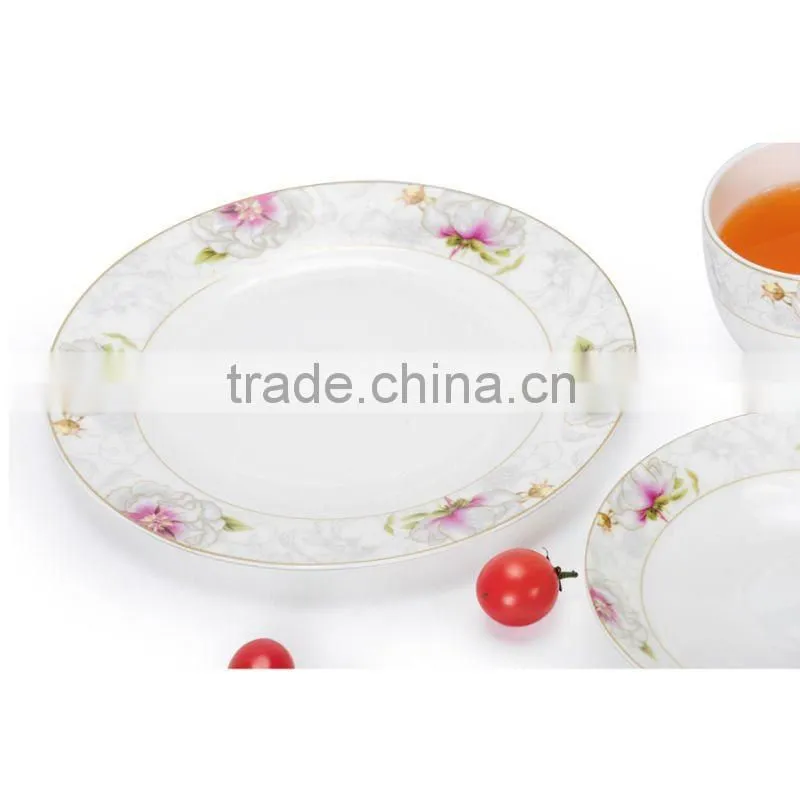 2013 Factory supply ceramic dishes and plates