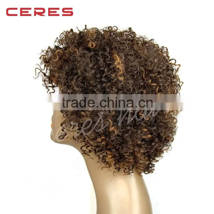 afro kinky human hair wig kinky curly short human hair wig for black women