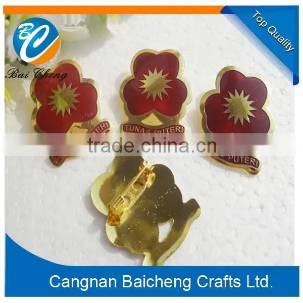 Wholesale fashion badges of safety pins by creative customized design for ladies and gentlemen' clothes and bags in competitive