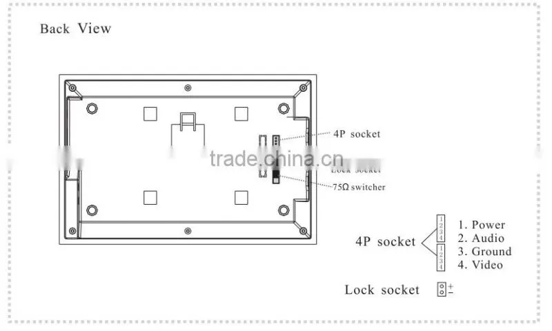 2015 guangzhou factory 500TVL wifi waterproof wireless doorbell video intercom